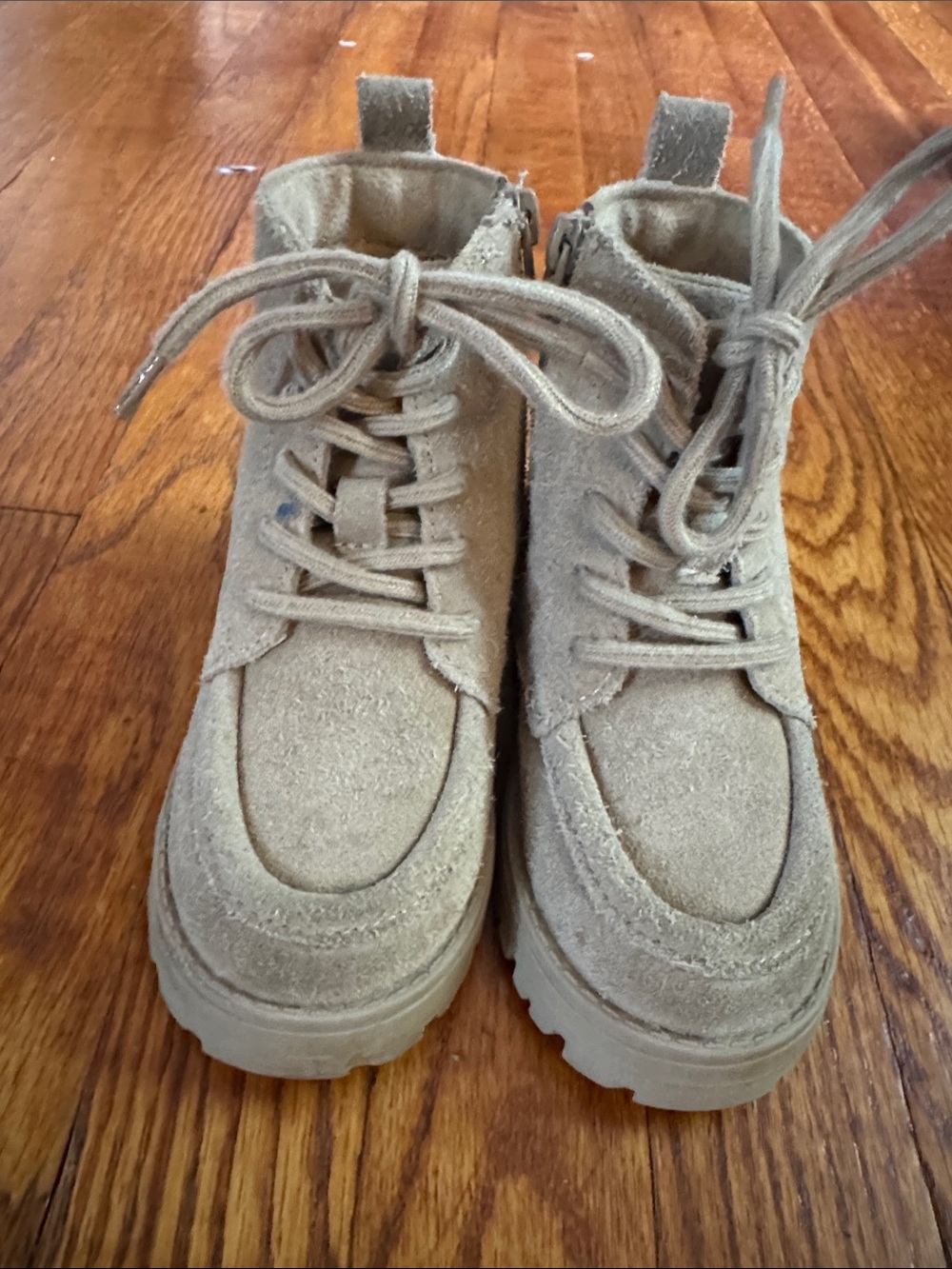 Zara boys suede dress boots